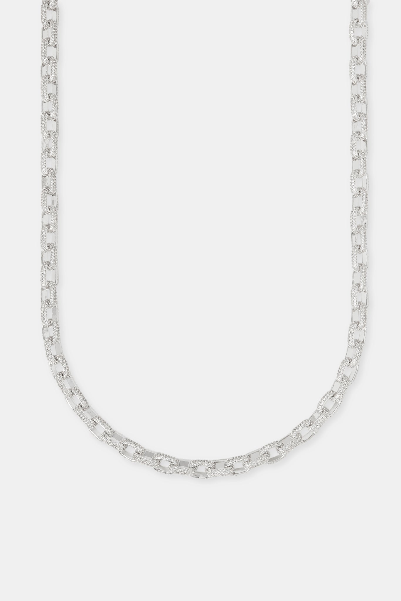 Iced Pave CZ Link Chain - 6mm